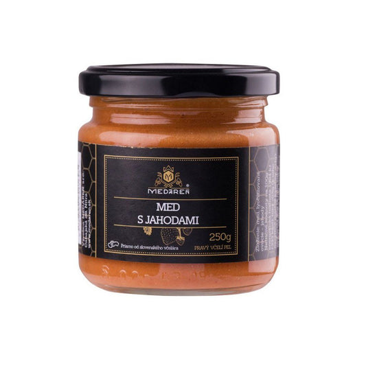 Med s jahodami 250g