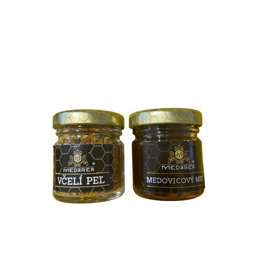 Medovicový mini med 50g + mini peľ 25g
